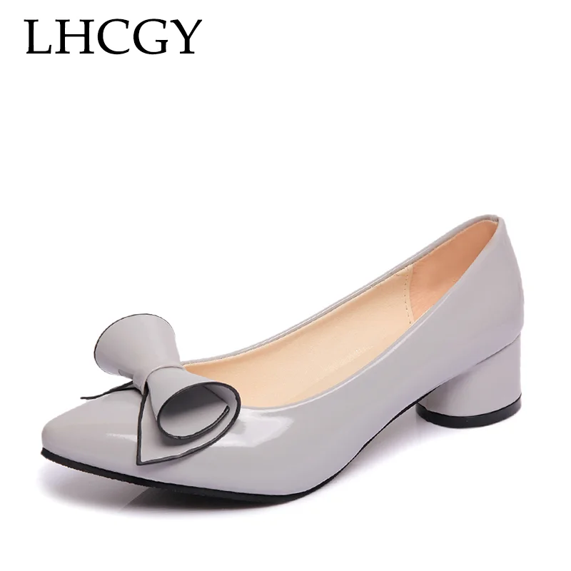 Compare Prices On Dress Shoes Womans Online Ping Low Price 6 Color Plus Size Office Lady Dress Shoes Women Low Heels Pointed Toe Las Bowtie Pumps Spring Autumn Zapatos Mujer 2495