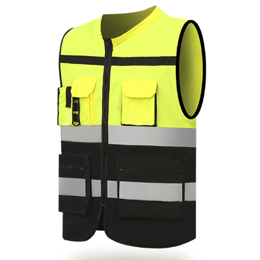 

High Quality Reflective Vest High Visibility Working Clothes Traffic Motorcycle Cycling Sports Outdoor Reflective Safety Life Cl