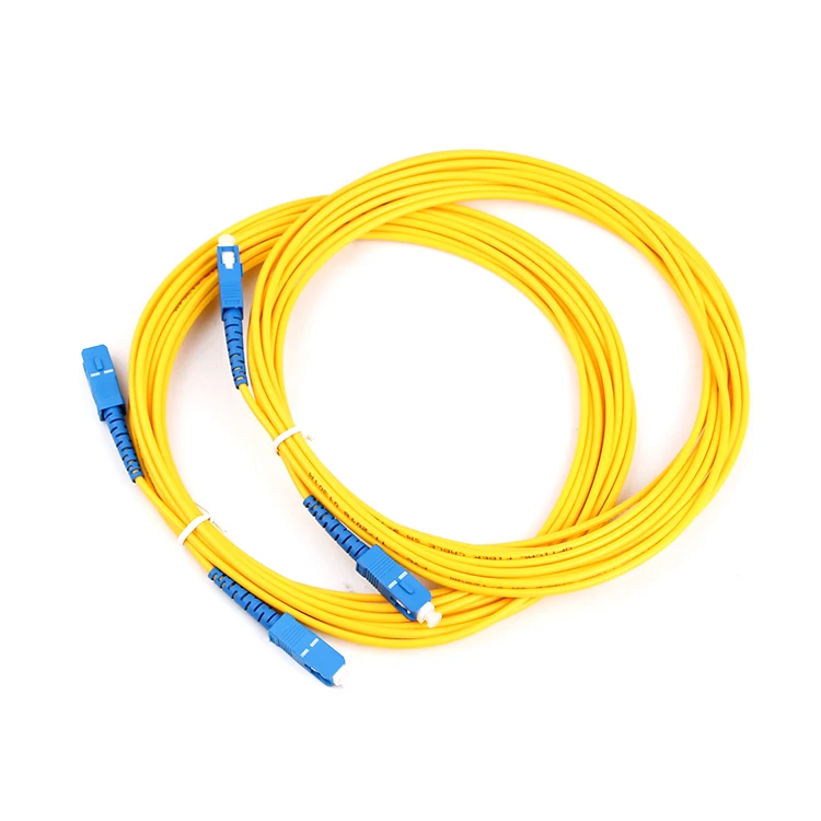 

10pcs FTTH opitacl fiber patch cord sc-sc SM SX 3.0mm 5m fiber patch cord