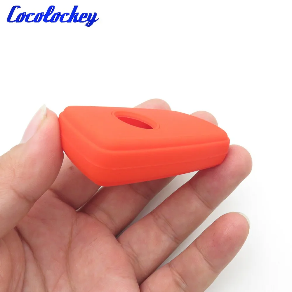 Cocolockey силиконовый автомобильный чехол для ключей TOYOTA Smart Remote 3 кнопки без