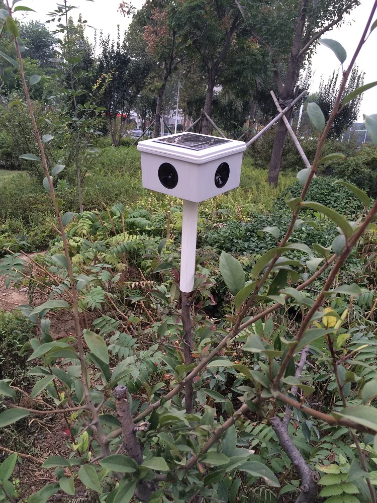 Solar Sound Ultrasonic Bird Repeller Outdoor Anti Bird Devices Pigeon Birds Repellent for Garden