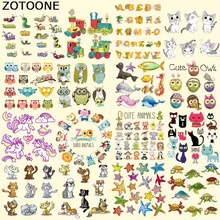 ZOTOONE набор патчей для животных утюжок переноса совы собаки кошки