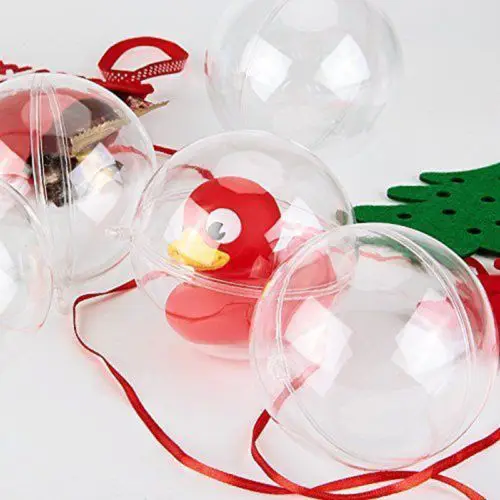 Прозрачный Пластик авторские шары Новогоднее украшение шары подарки