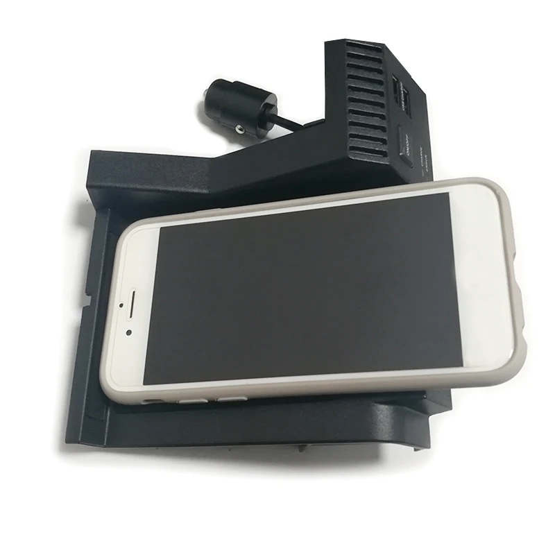 Автомобильное QI Беспроводное зарядное устройство для телефона, зарядный чехол, аксессуары для Mercedes Benz W205 C180 C43 C63 GLC AMG C Class для iPhone