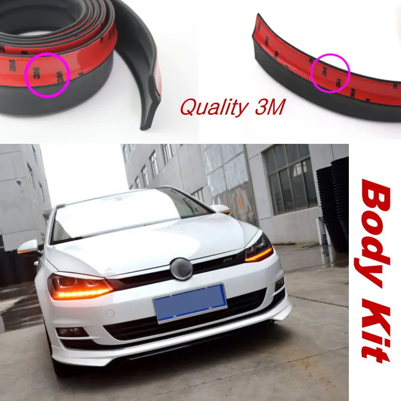 Автомобильный бампер для губ отражатель губы для Volkswagen Gol Parati указатель/передний спойлер юбка/Tunning View/обвес комплект полосы