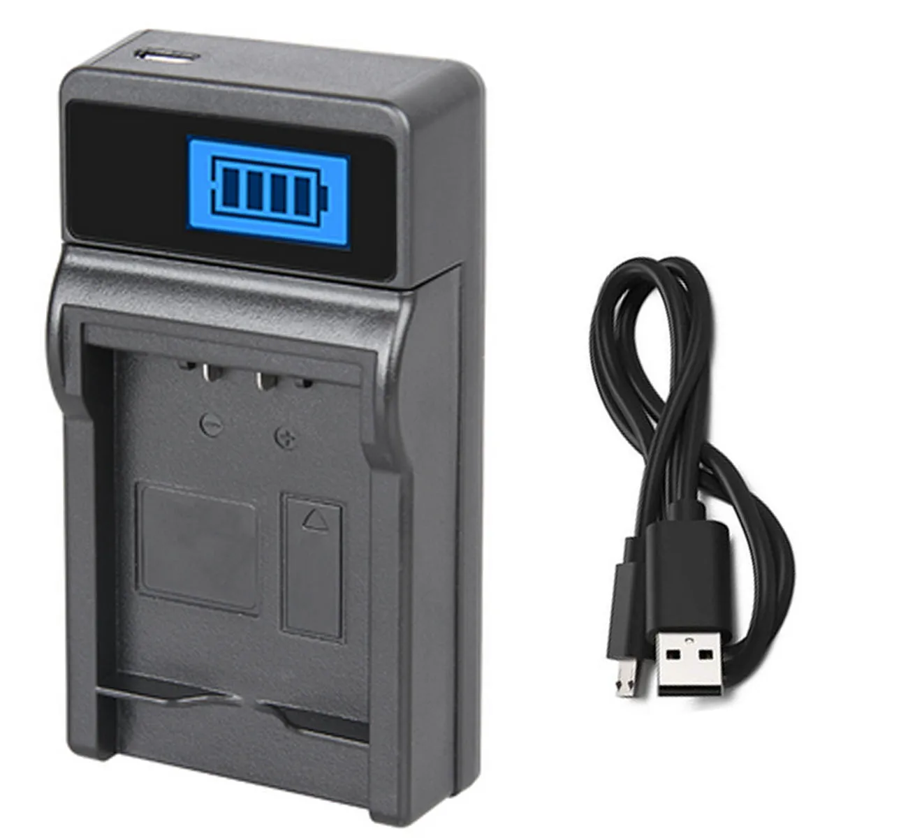 Зарядное устройство для sony NP-BN1, NPBN1, NP-BN, NPBN литий-ионный N Тип - Цвет: 1x LCD USB Charger