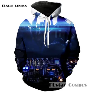 

PLstar Cosmos brand DJ nightclub 3D printing fashion hoodie men and women neutral sweatshirt casual hip-hop hoodie S-5XL