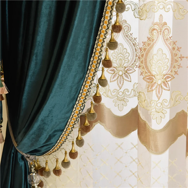 Cortinas de terciopelo italiano europeo para sala de estar dormitorio de lujo cortina de Color sólido ventana tratamientos cortinas personalizadas Cortinas de terciopelo italiano europeo para sala de estar dormitorio de lujo cortina de Color sólido ventana tratamientos cortinas personalizadas