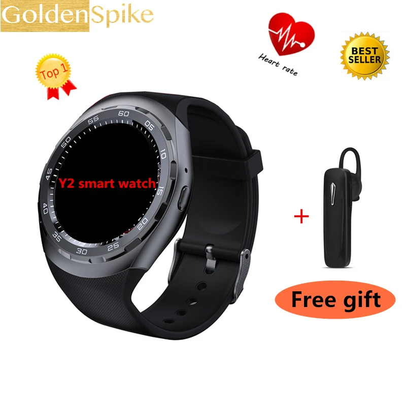Y2 Y1S Smartwatch VS A1 GT08 Y1 плюс Bluetooth Смарт-часы Reloj Relogio MTK2502 сердечного ритма для Apple iPhone и