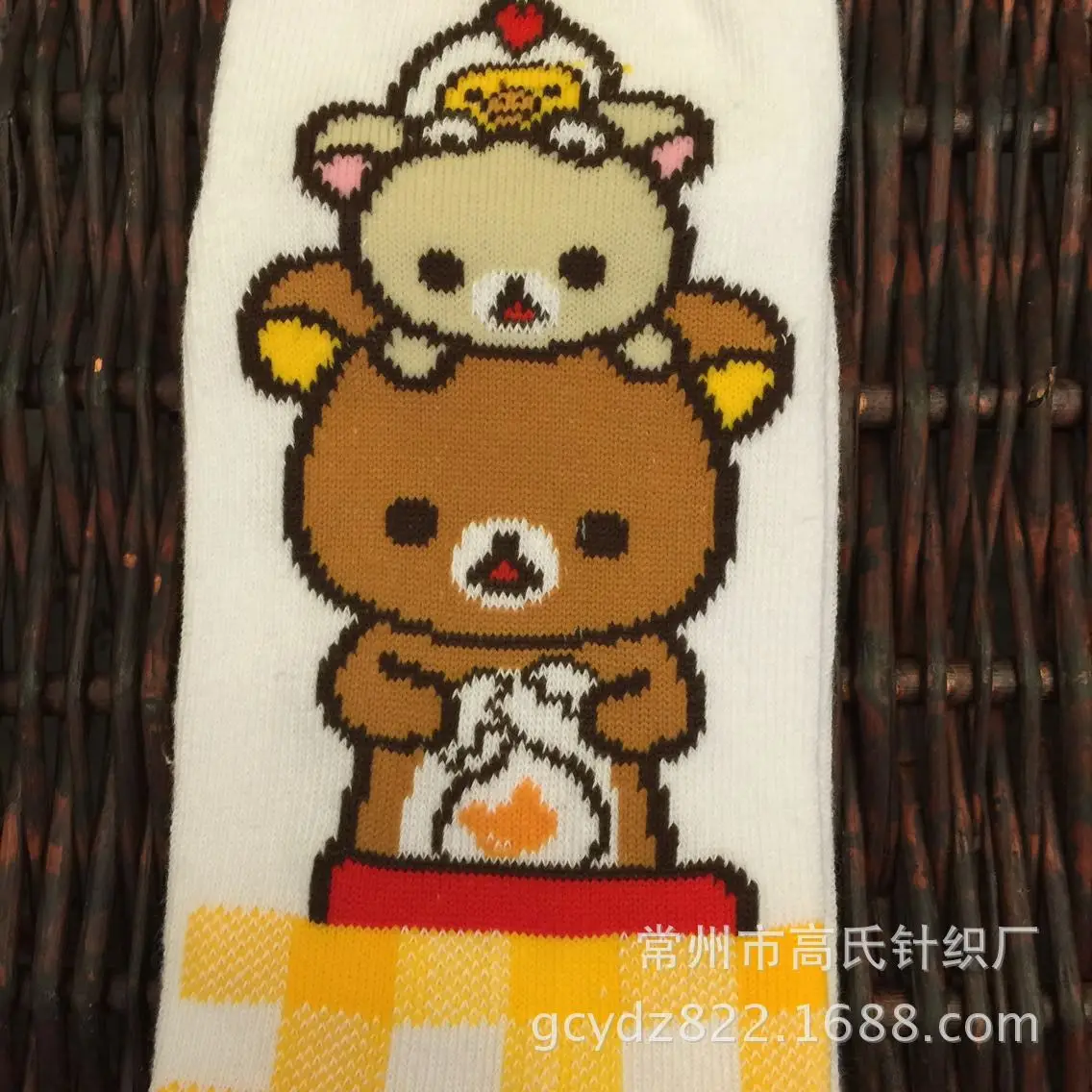 Мультяшные носки с принтом Rilakkuma korilakkuma Kiiroitori милые забавные новинки harajuku сельский ветер повседневные мягкие удобные весна-лето