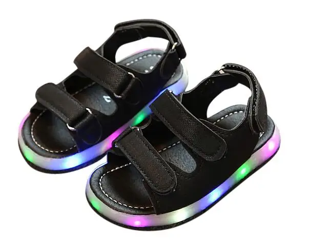 

AI LIANG NEW Summer Led Light Shoes Children Sandals Boys Girls Fashion Lighted Sandals Kids Baby Luminous Shoes