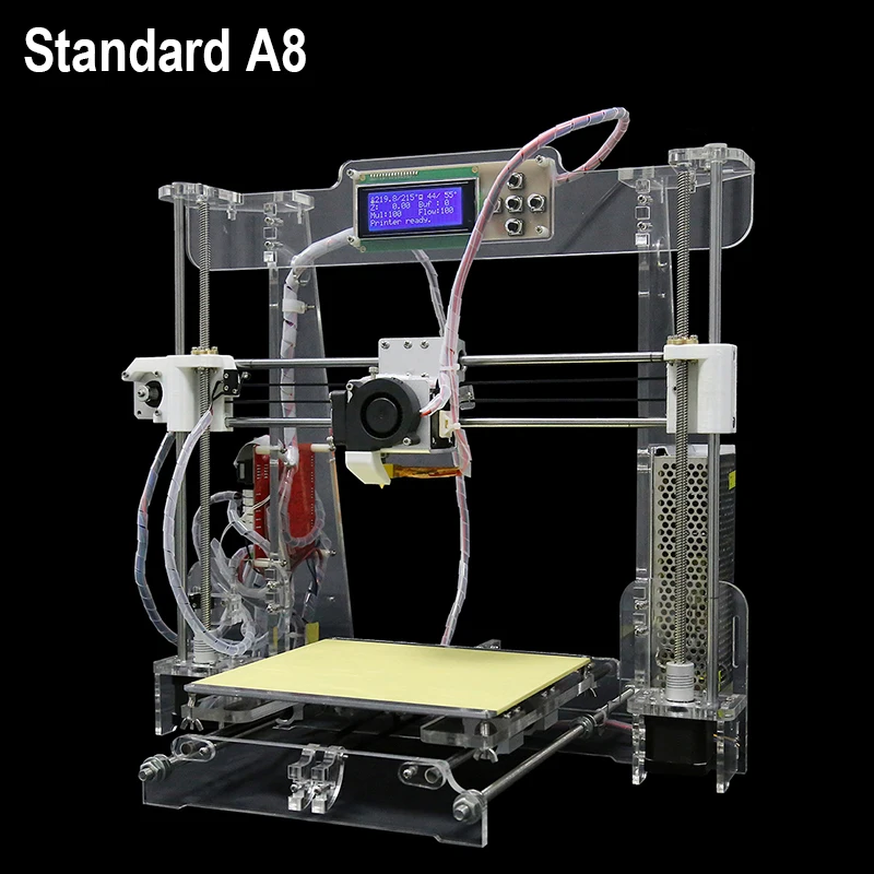 

Anet 3d printer Auto Leveling A8/Standard A8 Precision Reprap Prusa i3 DIY 3D Printer Kit With Free 10m Filament