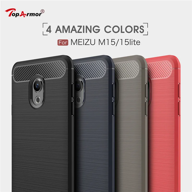 Чехол для Meizu MeiLan Note E2 E3 M5 M6 Примечание из фибры ТПУ мягкий чехол m5s M6s PRO 7 15 плюс M15