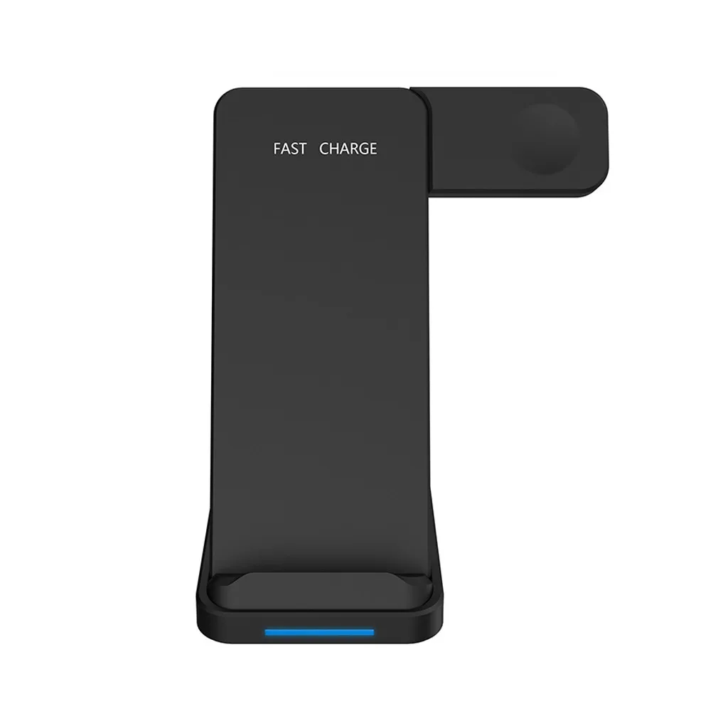 

Qi Wireless 2in1 10W Fast Charger Charging Holder Pad Dock Stand for Apple Watch Series 4 40/44mm for iPhone X/XS /XS MAX/XR 56#