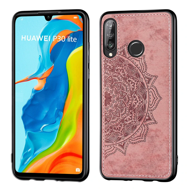 Мягкий чехол из цветочной ткани для huawei P30 Y5 Y6 Y7 Pro Y9 Prime P Smart Z Plus тканевый чехол для Honor 20 8A 10i 10 Lite