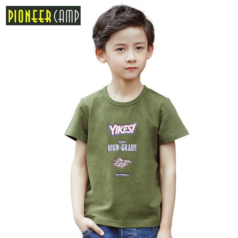 Pioneer Camp Kids New 2017 Summer 4 14Y Baby Tops High Quality Baby Boy