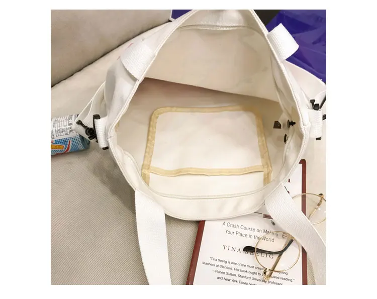 Cute Canvas Shoulder Bag Women Pig Printed Crossbody Bag for Teenager Girls Tote Bag Cartoon HandBag Bolso Mujer Women Bag New_40