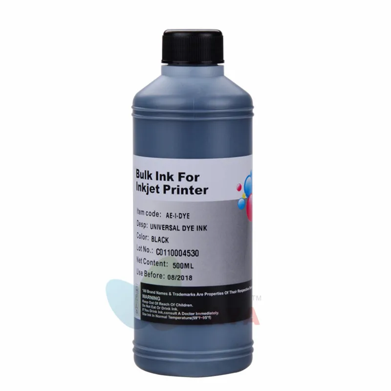 Black Printer ink Refill Ink kit for Inkjet Printers for HP Epson Canon Brother printer for