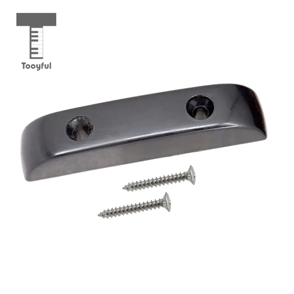Tooyful Metal Bass Thumb Rest Tug Bar Finger Rest Pull for Bass Guitar Parts Accessories