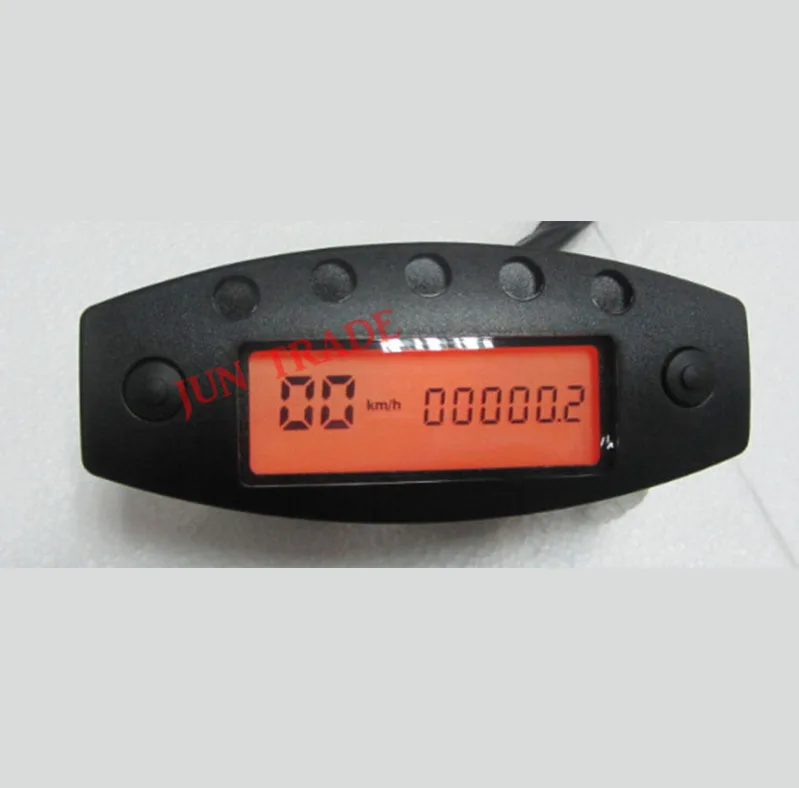 

off-road speedometer, adjustable vehicle computer, orange and blue backlight