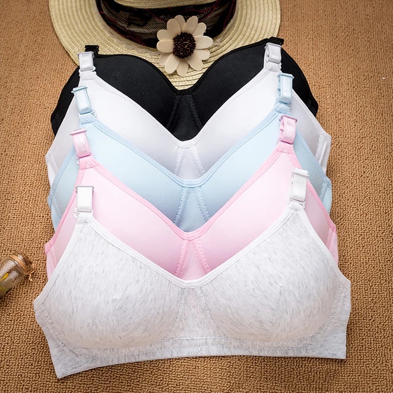 

Bra for Kids Cotton Training Bra for Girls Teens Girls Training Bra Wireless Thin Cup Bra Fashion Comfortable Teenage Underwear