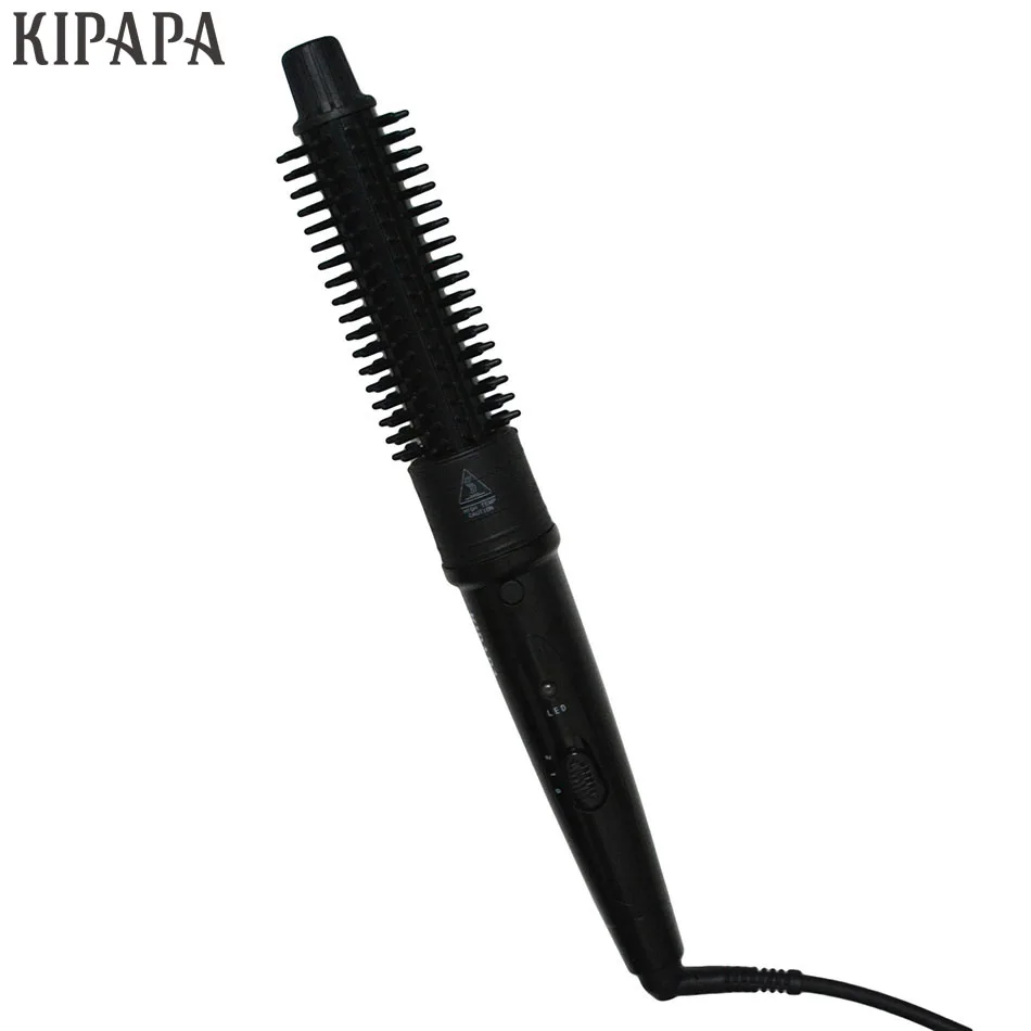 

KIPAPA Magic Electrical Curling Iron Brushes Interchangeable Ceramic Hair Curler Brush Hair Styling Comb Tool