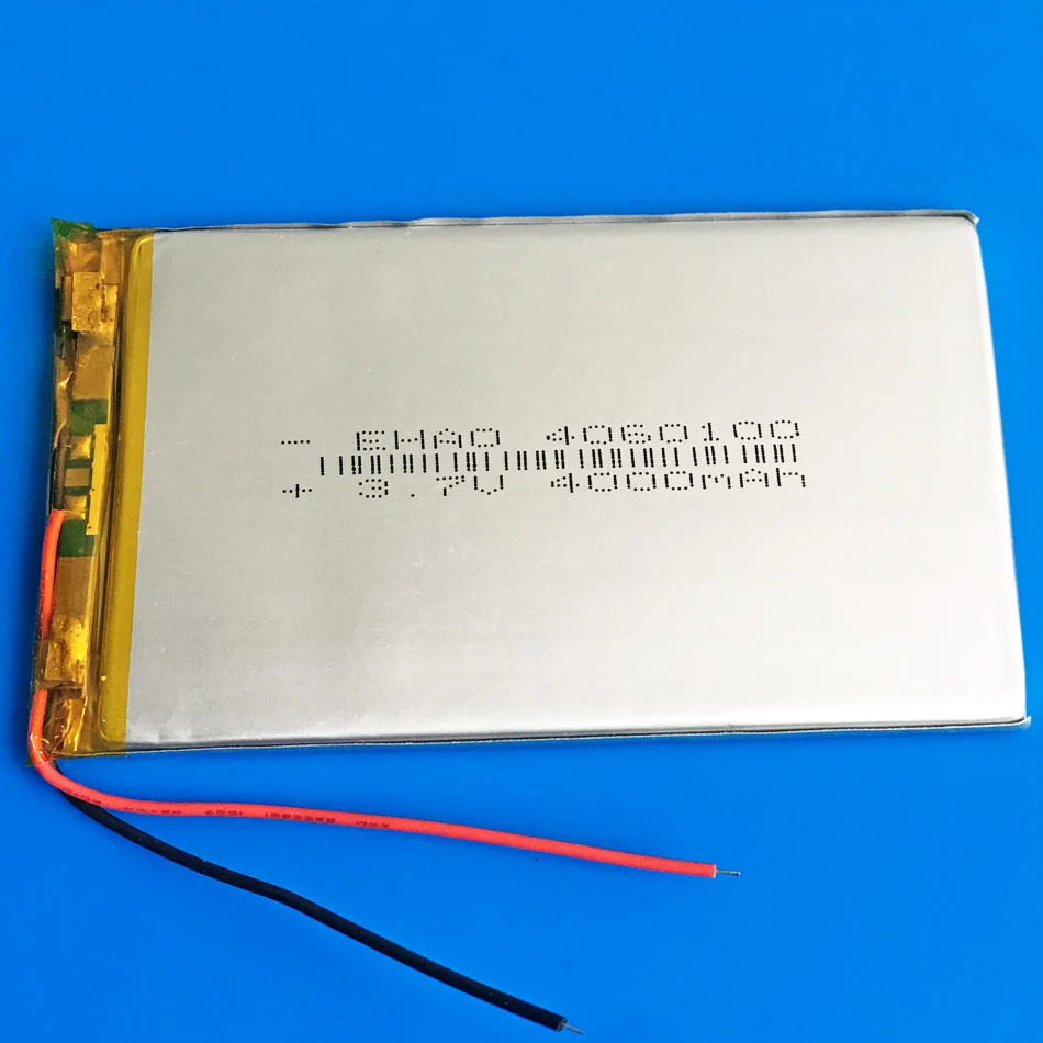 3,7 V 4000mAh литий-полимерный аккумулятор для gps DVD PAD Электронная книга планшетный ПК Ноутбук power bank 4060100