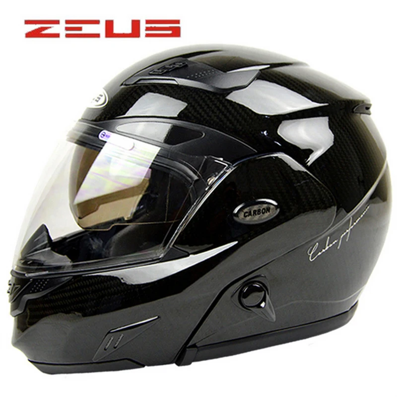 ZEUS 3500 Ultra light Carbon Fiber Motocross Helmet Unisex Men's Double