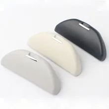 Чехол для солнцезащитных очков с зажимом для VW Golf 4 MK4 Passat B5 Bora Skoda Octavia Fabia Polo, черная коробка для солнцезащитных очков, автомобильные принадлежности, 3 цвета на выбор