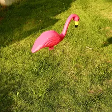 Фламинго газон украшения Фламинго фигурки украшения пластиковые свадебные балкон Искусство Орнамент