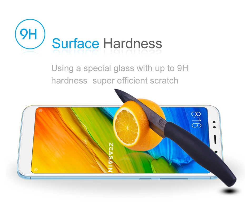 Original ZEASAIN 9H Full Cover Tempered Glass for Xiaomi Redmi 5 Redmi5 Xiomi Redmi 5 Plus Screen Protector Toughened Glass Film (11)