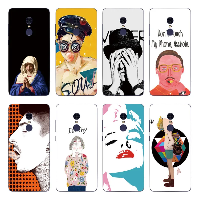 

For Xiaomi Redmi Note4 / Note4X Silicone Case Back Cover For Xiaomi Redmi Note 5 Pro Soft TPU Case