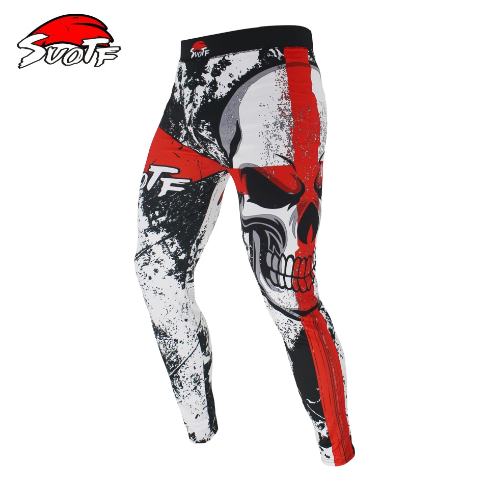 Спортивные дышащие шорты для бокса SUOTF MMA свободные с черепом тигром Муай Тай