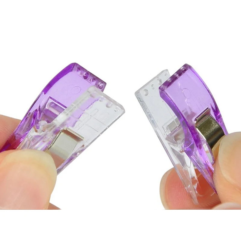 

50Pcs Multicolor Plastic Clips For Patchwork Sewing DIY Crafts Quilt Quilting Clip Clover Wonder Clip Wholesale