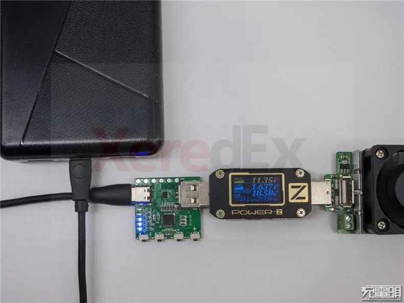 POWER-Z PD USB напряжение и ток пульсация двойной тип-c тестер KM001C