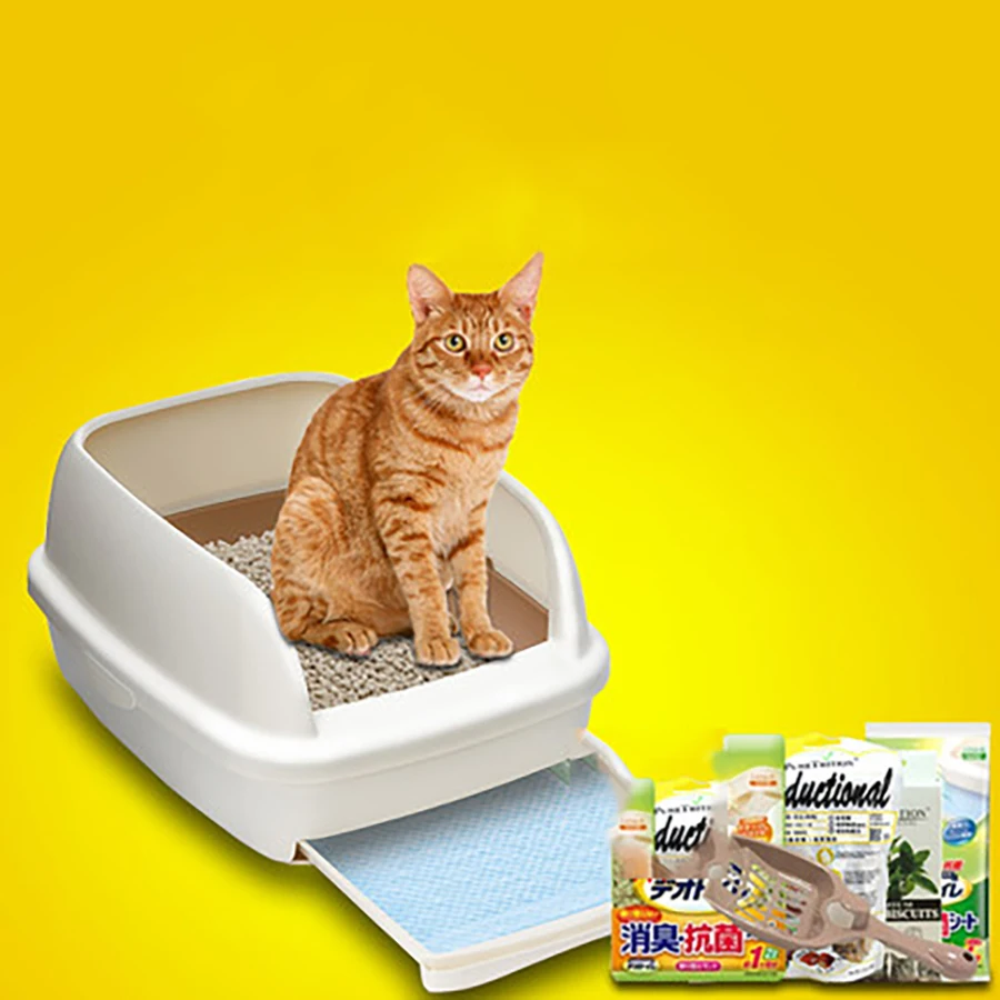 Litter Scoop Potty Cat Plastic Tray Scooper Sand Toilet For Cat