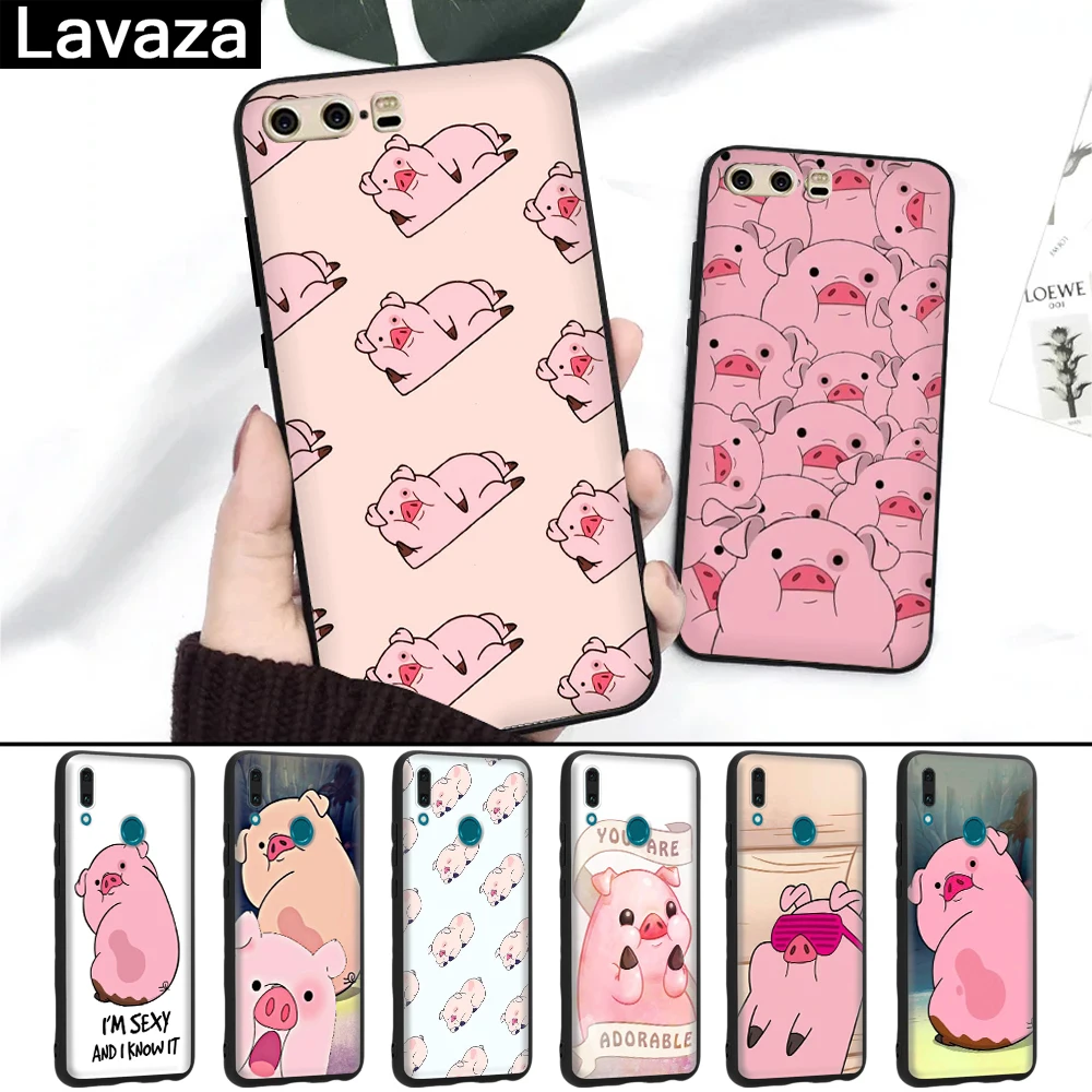 

Lavaza Cartoon Anime Gravity Falls pig Coque Silicone Case for Huawei P8 Lite 2015 2017 P9 2016 Mini P10 P20 Pro P Smart 2019