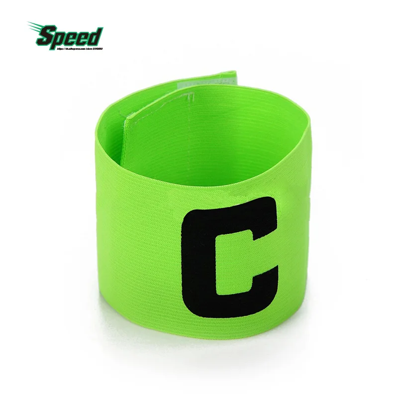 

2016 New Football Basketball Soccer Sports Flexible Adjustable Player Bands Badge Captain Armband 4 Color