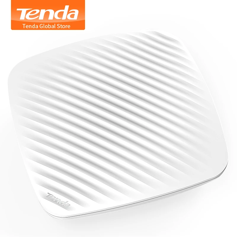 Беспроводной Wi-Fi ретранслятор Tenda i9 300 Мбит/с для помещений и потолка с адаптером