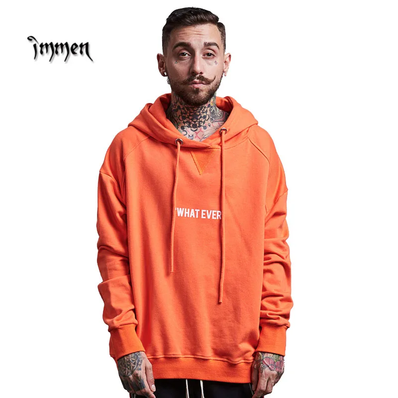 IMMEN Top Quality Hip Hop Hoodies Fleece Men Streetwear Men's Hoodies ...