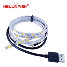 Hello Fish 5mm Width,1M 5630 60 SMD LED strip, 5V USB Cable flexible 60 led/m LED tape, white/warm white/blue/green/red
