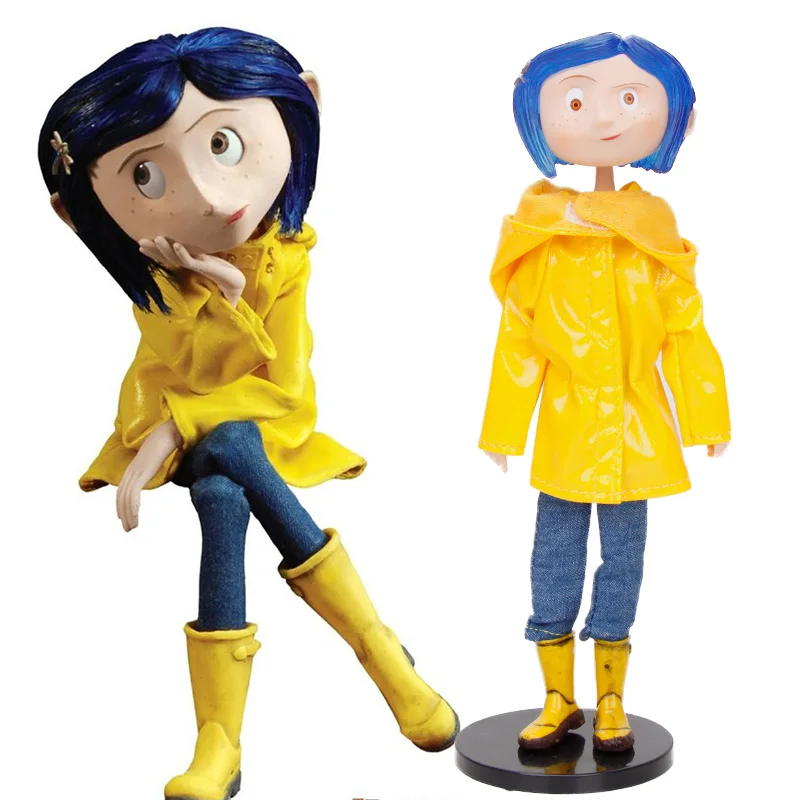 Neca Poupée Coraline Raincoat doll.