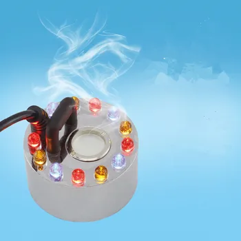 

New 12 LED Industrial Incubator humidifier Ultrasonic Mist Maker Fogger Water Fountain Pond Atomizer Air Humidifier