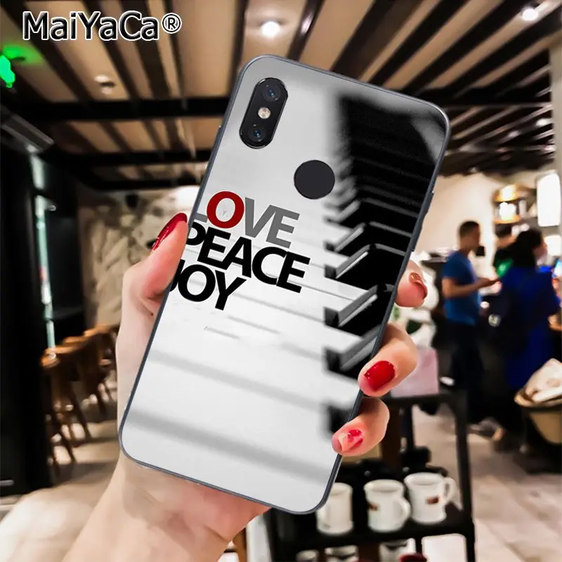 MaiYaCa пианино листовая музыка DIY окрашенный чехол для телефона Xiaomi Redmi8 4X 6A S2 7A 5A Redmi 5