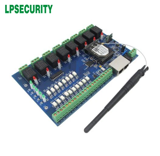

TCP interface,Wifi smart Relay switch USR - IO88 through local area and remote network RS485 interface