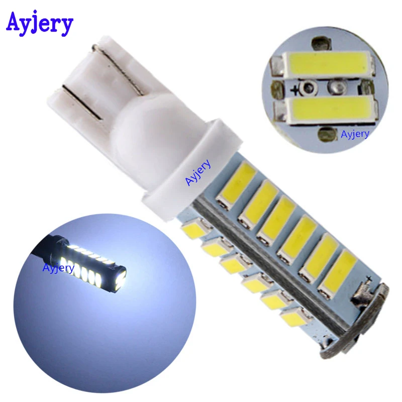 

AYJERY !! 100PCS T10 W5W 7020 7014 20 SMD W5W 20Led Reading Light 12V DC Indicator Lamp Car Automotive Led Interior Door Light