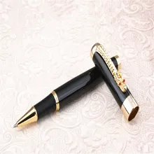 Jinhao 1200 черный роскошный Бизнес Средний перо Ручка-роллер офис Бизнес школы перо