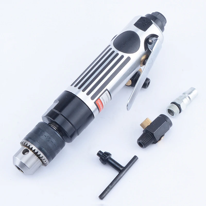 

Tools Straight Shank Air Drill With Gear Reinforcement 3/8 Straight Pneumatic Drill Pneumatic Drilling Machine Adjustable Speed