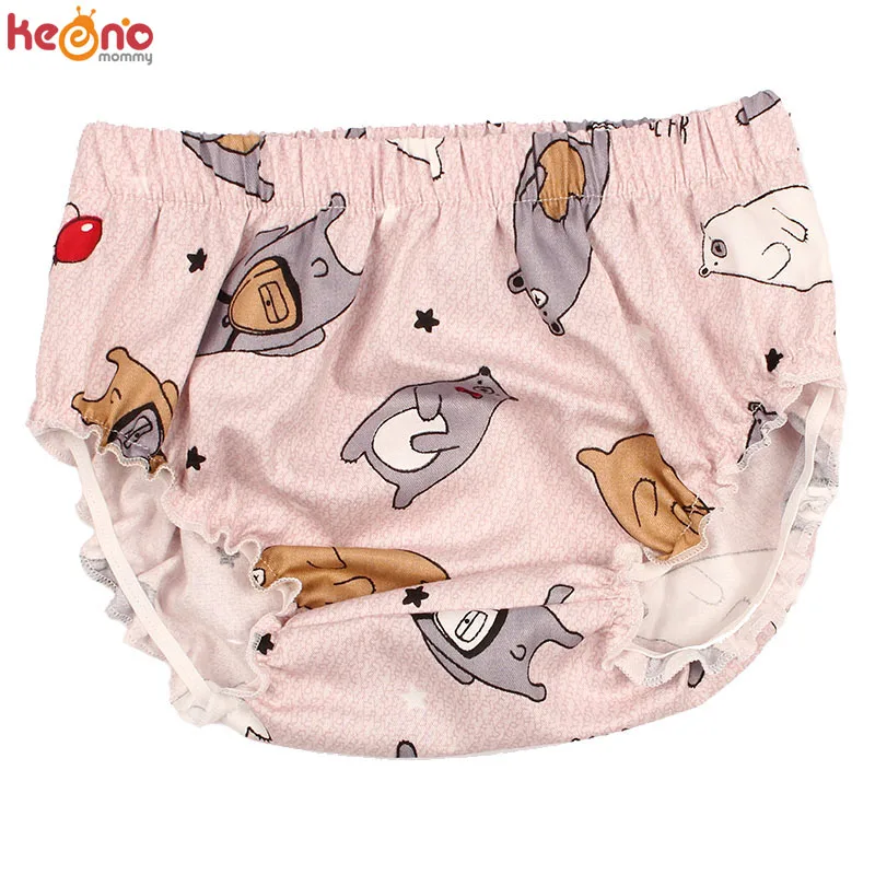 

Summer Baby Girls Boys Bear Print Cotton Bloomers Cute Infant Bottom Newborn PP Pants Children's Clothing