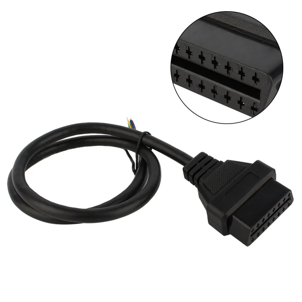 OBD2-16pin-Female-Connector-to-Open-OBD-Cable-OBDII-OBD-ii-ODB2-16-pin-OBD-2
